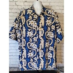 Maui Legend no ka oi Hawaiian Aloha camp shirt Mens Large 4XL USA made EUC